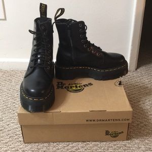 Dr. Martens “Jadon” platform boots. NWB